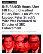 Strzok Insurance Hillary emails