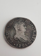 8 Reales Fernando VII 1821 Durango. 20190218-165227