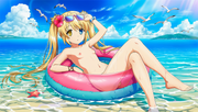 1girl-breasts-nipples-looking-at-viewer-outdoors-eyewear-on-head-swim-ring-s-1745777063