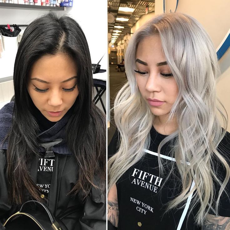 A girl from New York successfully changed the color of her hair from black to blue