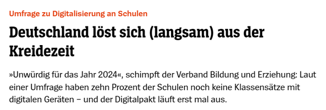 SPON-Artikel zur Schuldigitalisierung