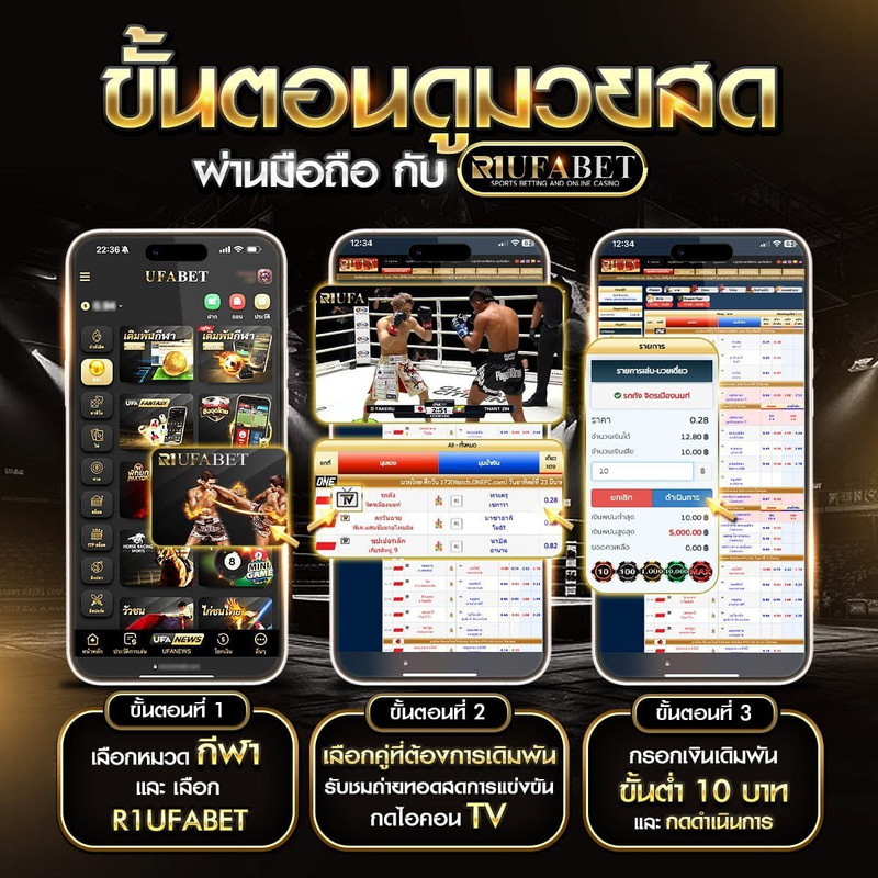 ข นตอนด มวยสด