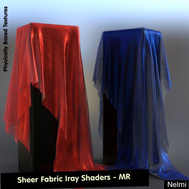 sheer fabric iray shaders