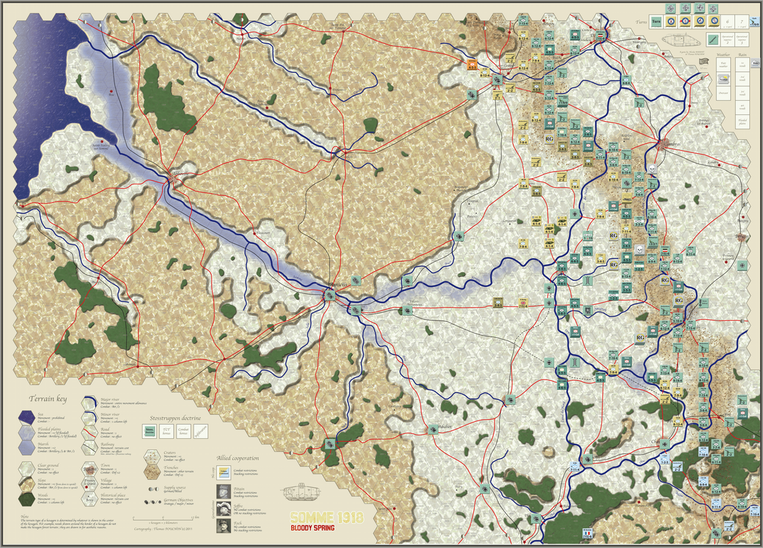 Somme 1918Map