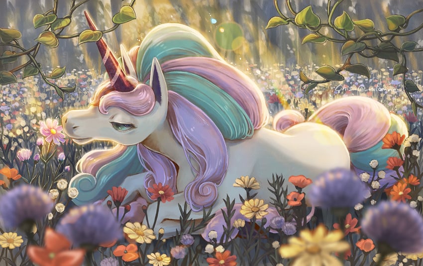 galarian-rapidash-pokemon-drawn-by-momom