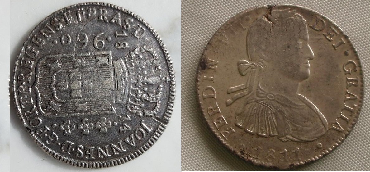 960 Reis de Juan IV. 1814. Brasil (REVERSO12 dedit) 960-r