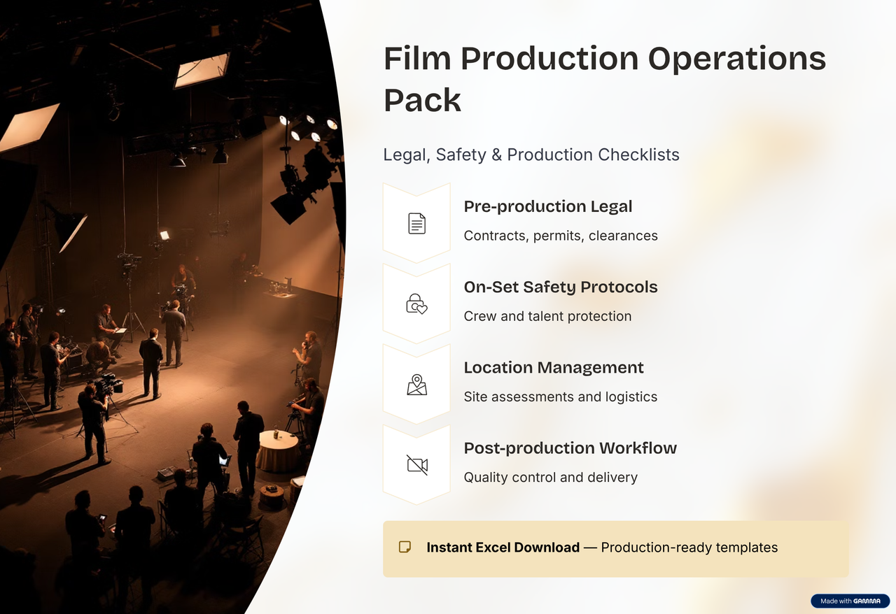 Film, TV & OTT Production Pack