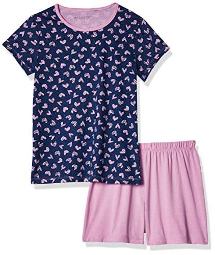 Amazon Optima Básico Juego de Pijama para Niñas talla 8 
