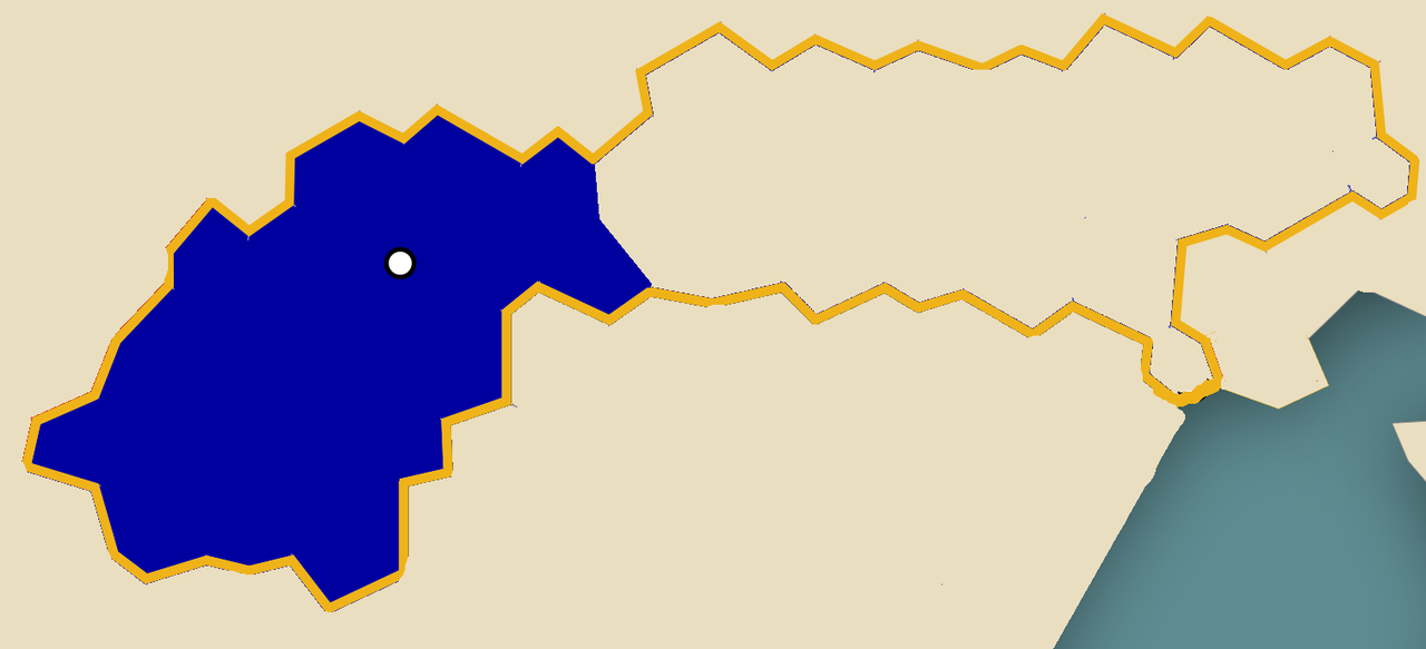 Territoire territoire du royaume d'Azkan de 563 à 709.