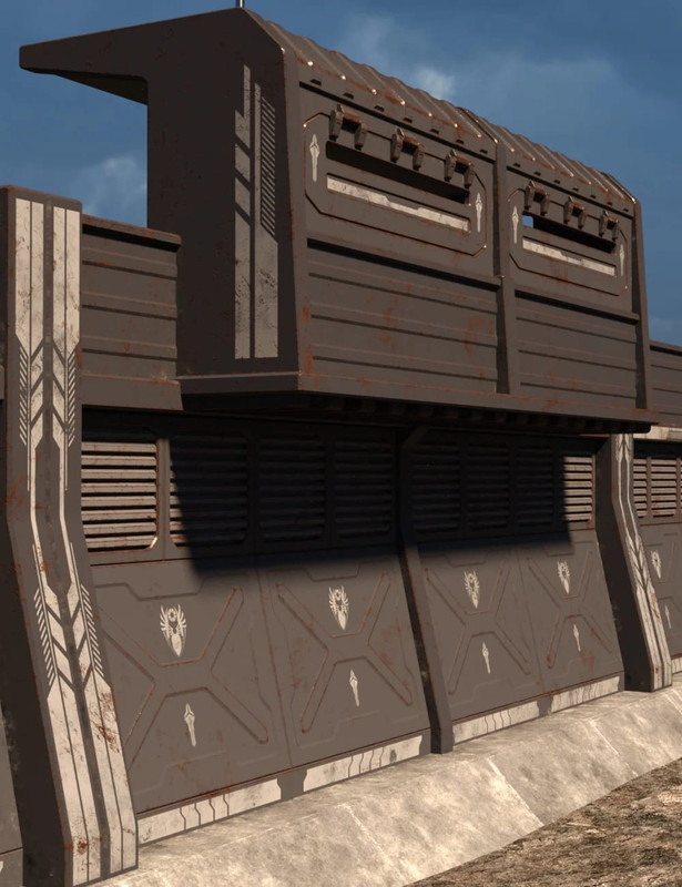 Sci-Fi Perimeter Walls