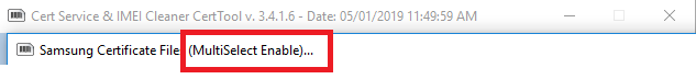 Cert Service & IMEI Cleaner CertTool Certtool