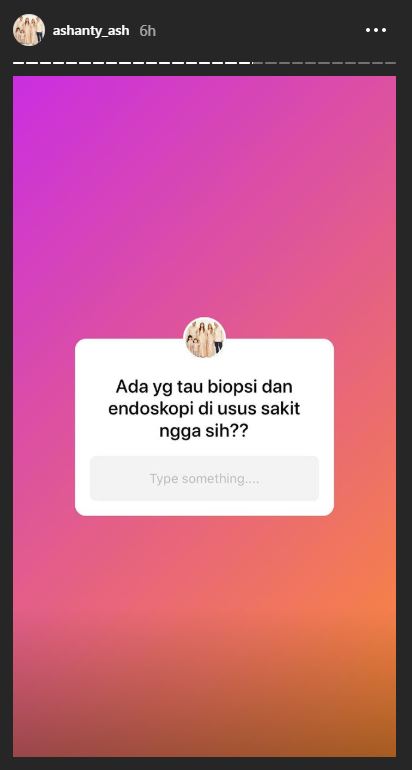 Instagram Story Ashanty