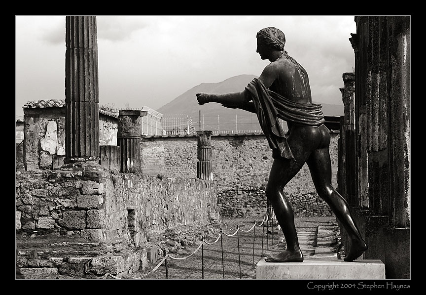 Statue of Apollo in his Temple