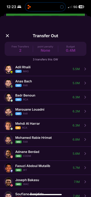 ⬇️⬆️ Transfer players