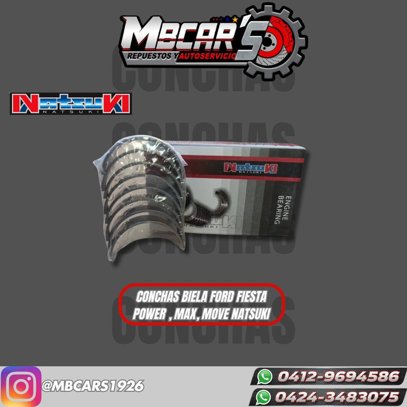 CONCHAS DE BIELA FORD FIESTA POWER / MAX / MOVE 