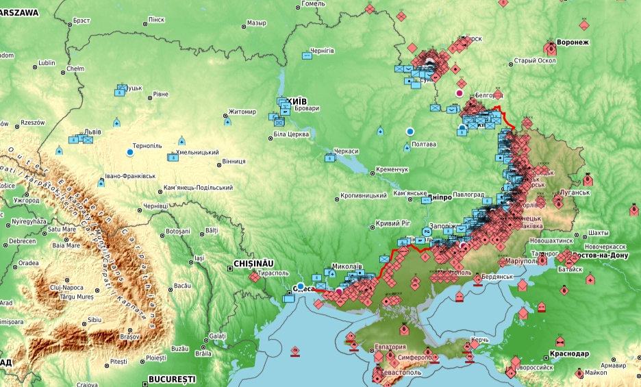 Kernel Ukraine Map Ukraine offensive into Russia. Newest reports of up to 1,000sq km ...