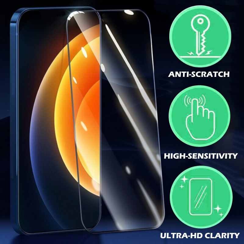 iPhone 9D FUll Cover 2 and 4 Pack Tempered Glass Screen Protector Cover
