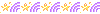 Purple Rainbow Star Divider