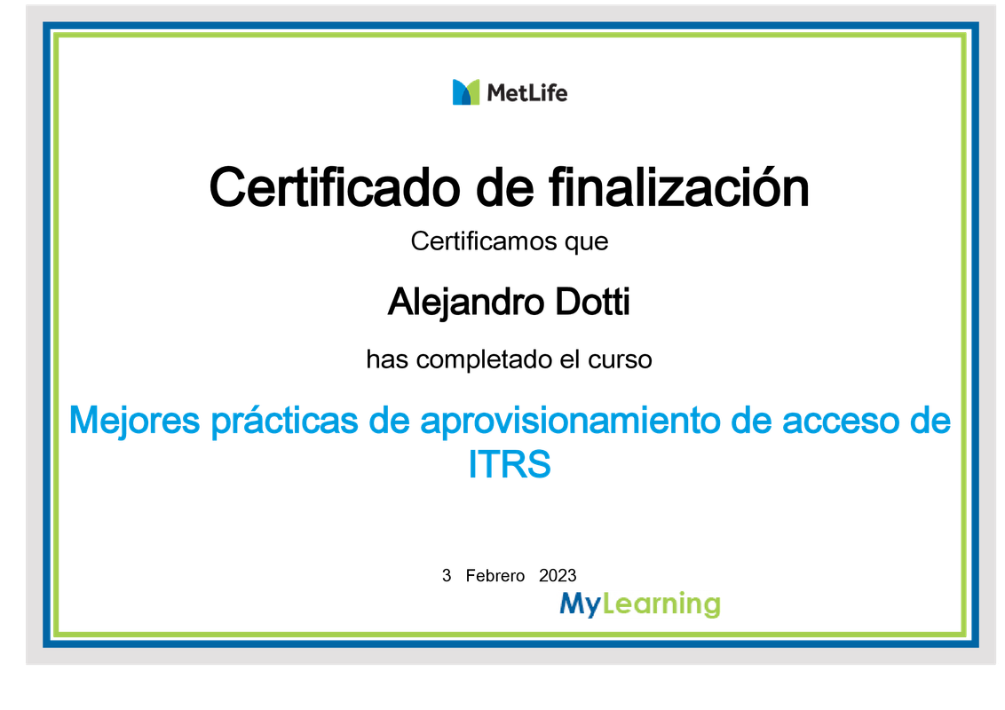 Mejores prácticas de aprovisionamiento de acceso de ITRS