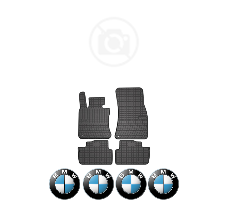Set covorase presuri BMW Seria 4 din 2013-2017, auto, din cauciuc thermoplastic, 4 Stickere auto cu BMW Seria