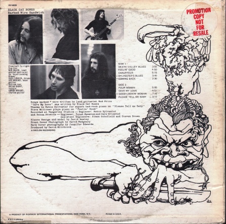 Black Cat Bones - Barbed Wire Sandwich (1970) [Vinyl Rip 24/192] Lossless+MP3