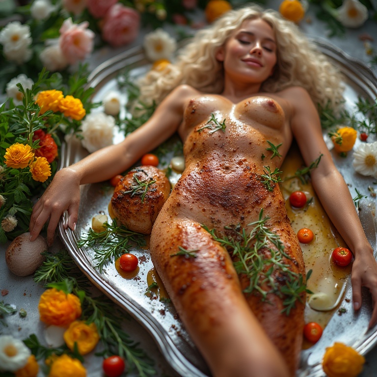 Garden wedding Blonde dream to be eaten 0 17