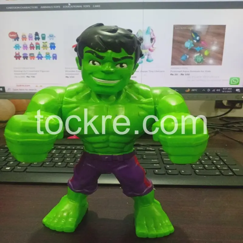2018 Marvel Hasbro Playskool Heroes Mega Mighties Hulk 10” Action Figure E4149