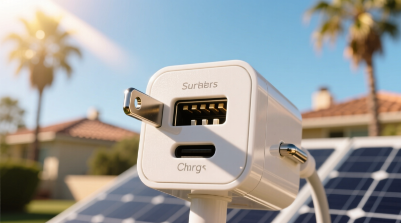 Чистка контактов в солнечной зарядке