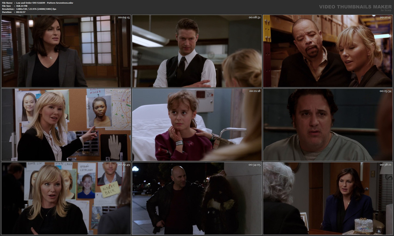 Law and Order SVU S16E09 - Pattern Seventeen.mkv