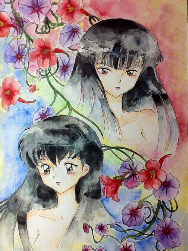 Hình vẽ Kikyou, Kagome, Sango bộ Inuyasha - Page 17 Antagonist_by_rinkiyukatari-d6jx4mg