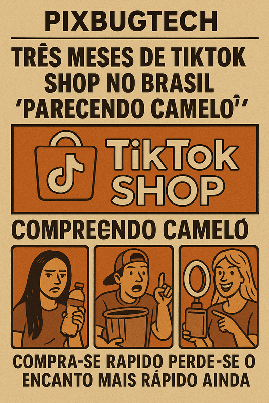 Três Meses de TikTok Shop no Brasil: Entre o “Camelô Digital” e a Máquina de Compras Instantâneas