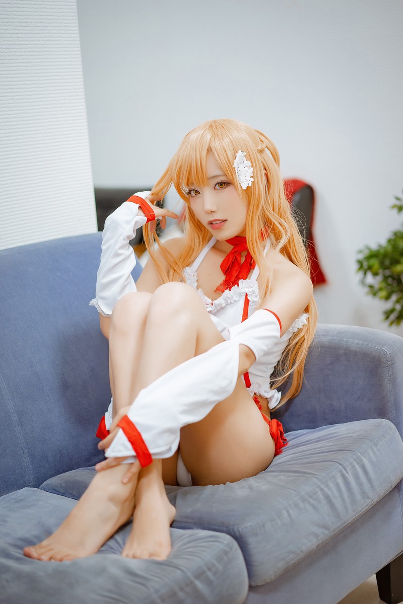 切切Celia 亚丝娜内衣 Asuna Cosplay 写真图集 93P插图8