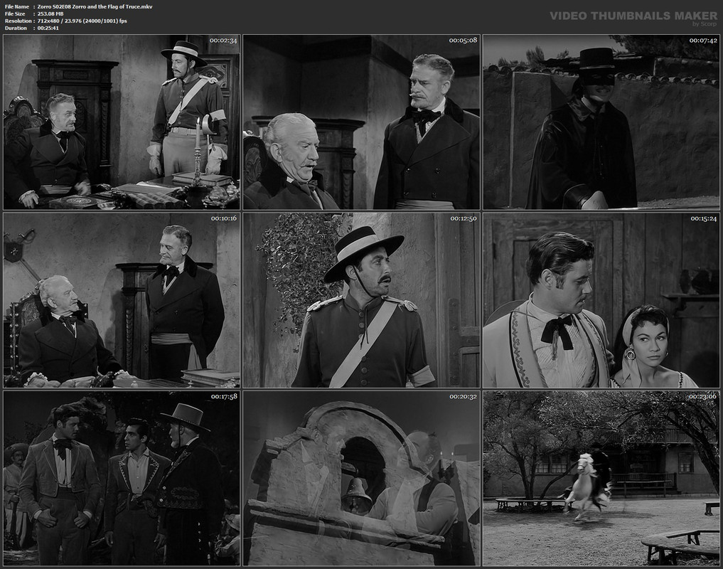 Zorro S02E08 Zorro and the Flag of Truce.mkv