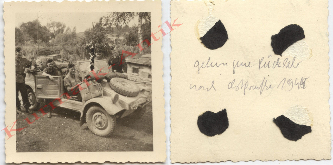 Foto Wehrmacht Russland Panzer Jäger PAK - VW Kü