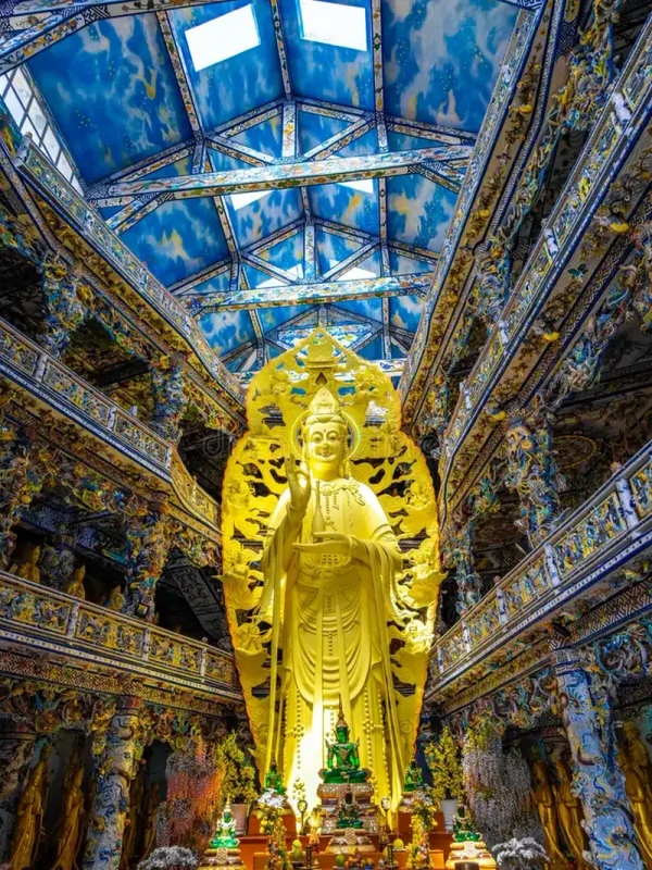 linh phuoc pagoda da lat vietnam high quality photo 325077367