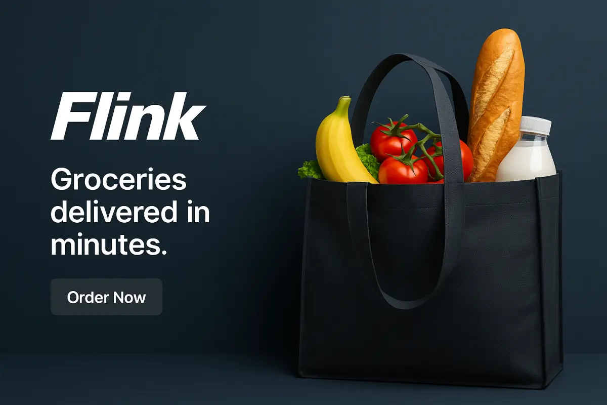 Boodschappen worden bezorgd door Flink