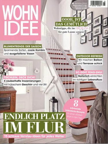 Cover: Wohnidee Magazin für Wohnen und Leben No 03 März 2024