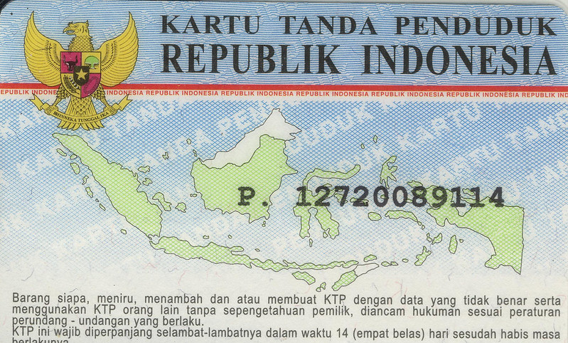 Ilustrasi kartu tanda penduduk