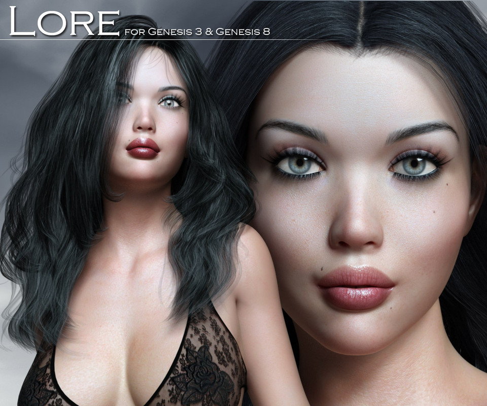 Lore for Genesis 3 and Genesis 8 Females Lore for Genesis 3 and Genesis 8 Females