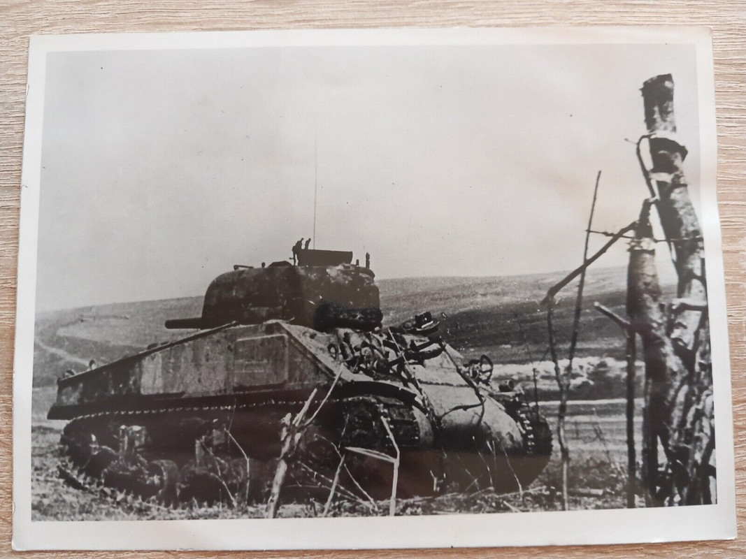 Foto Abschuss sowjetischer Panzer durch rumänische Pak , Rumänien 1944