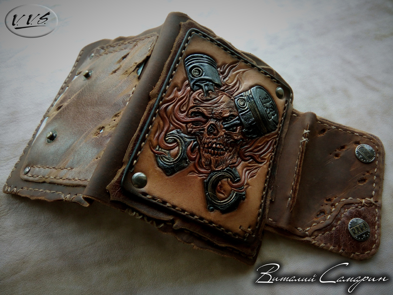 кошелек череп поршень6