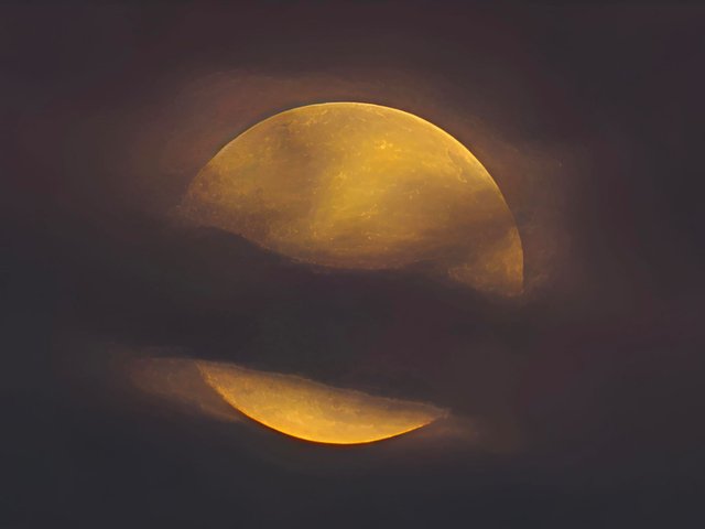 Almaaz - �psilon Aurigae hipot�tica imagen con su misterioso disco oscuro