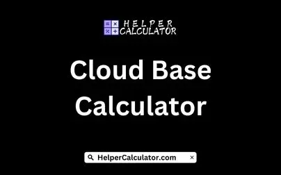 Cloud Base Calculator