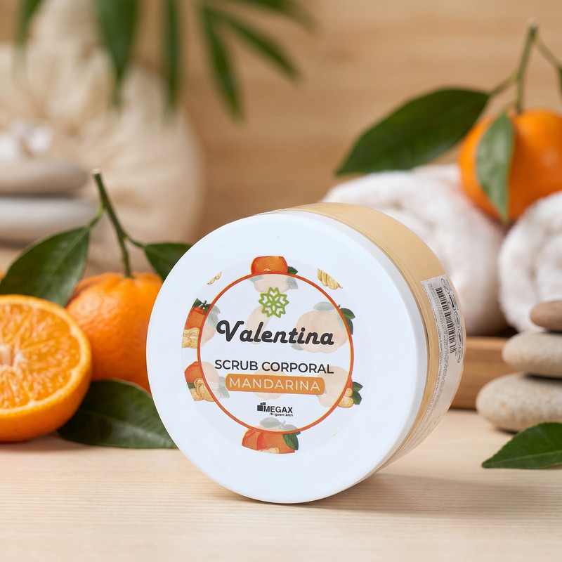 Valentina Scrub Corporal de Mandarina 8Oz