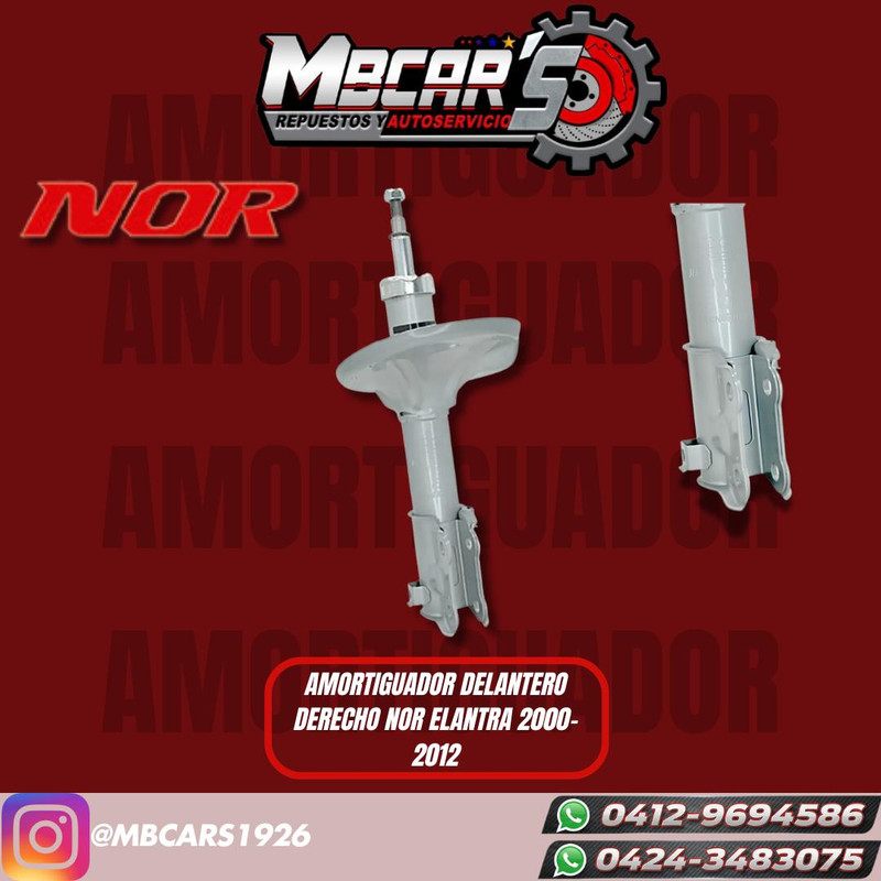 AMORTIGUADOR ELANTRA DEL DER. 00-12