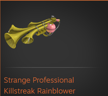 Strange Professional Killstreak Rainblower