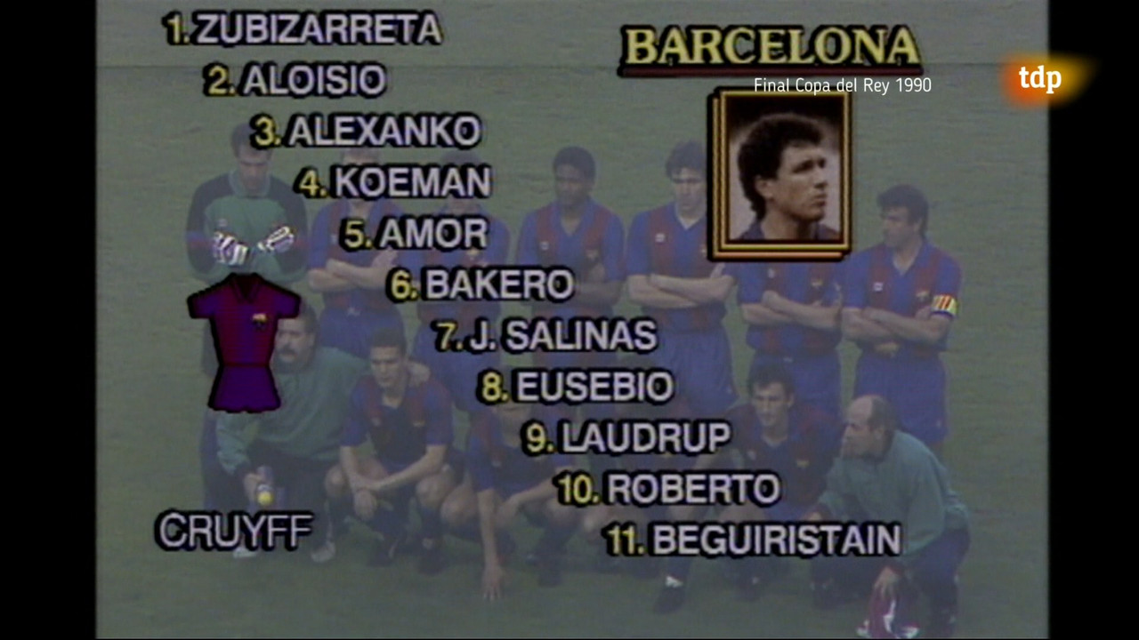 Copa del Rey 1989/1990 - Final - FC Barcelona Vs. Real Madrid (1080i) (Castellano) 11