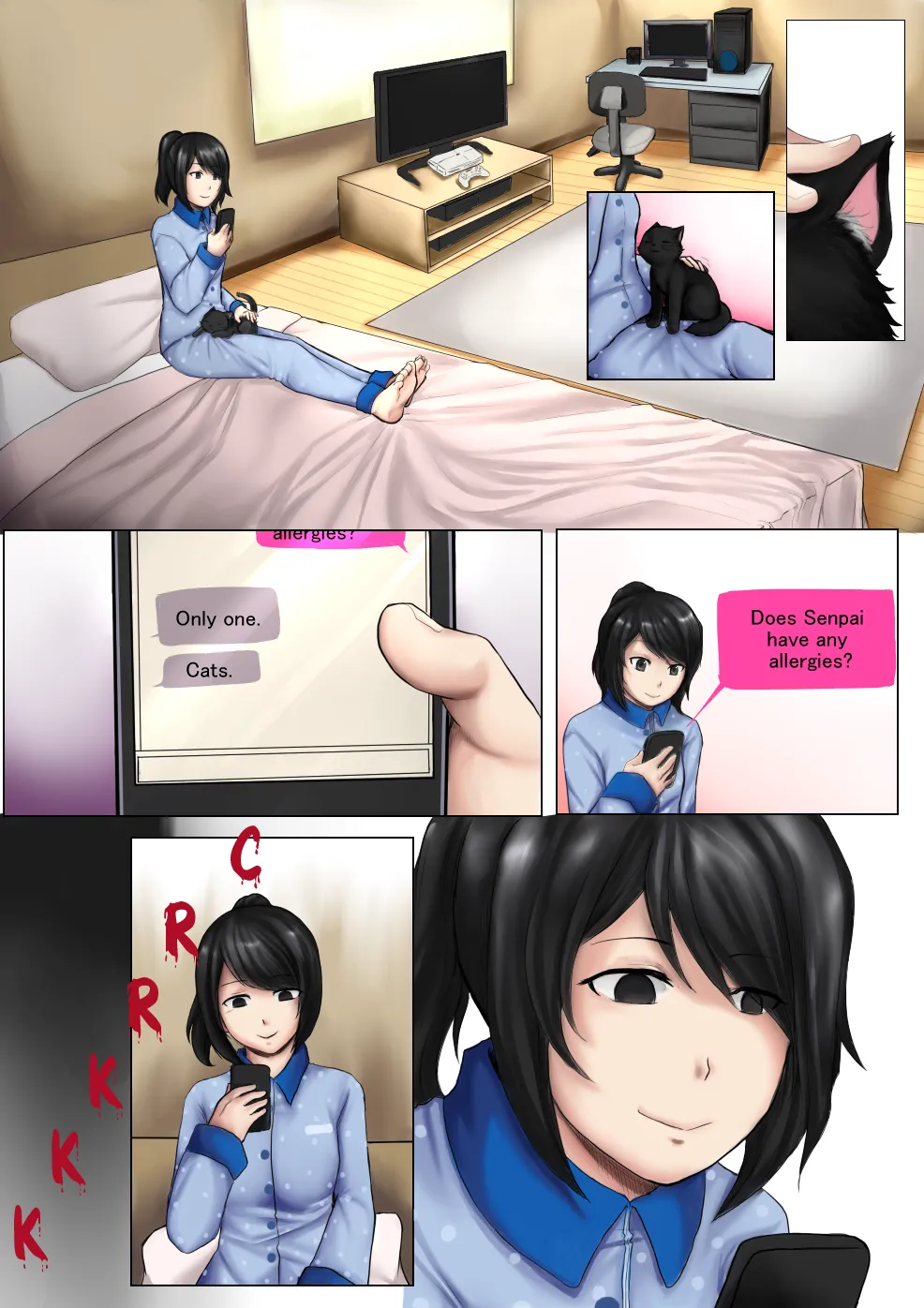 Yandere sim manga