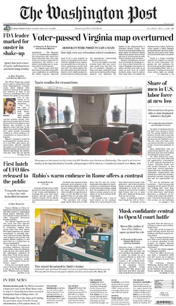The Washington Post May 9.2026