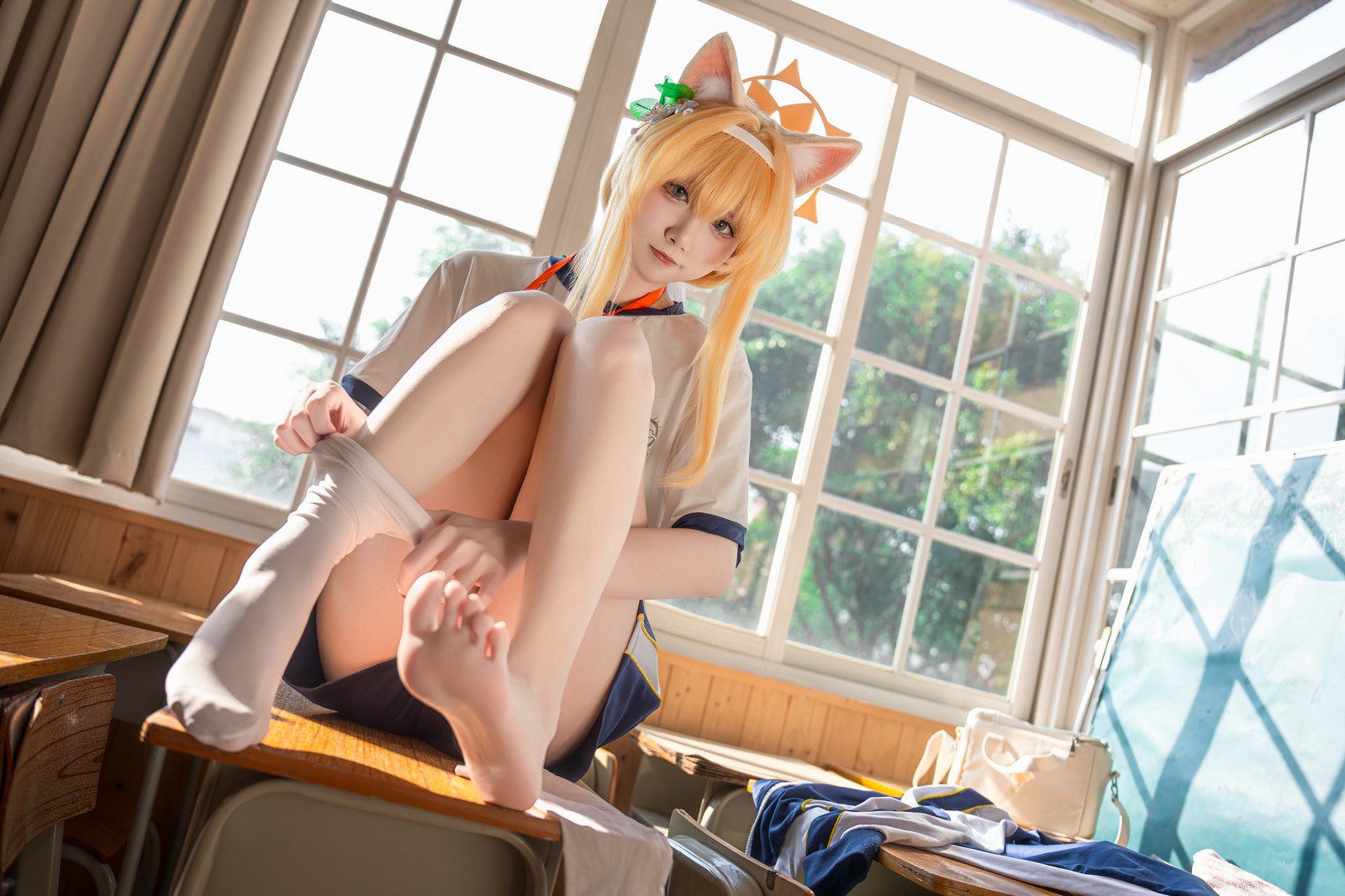 纸悦Etsu_ko《玛丽体操服》运动系写真图集｜元气少女主题[64P-356.8M]插图6